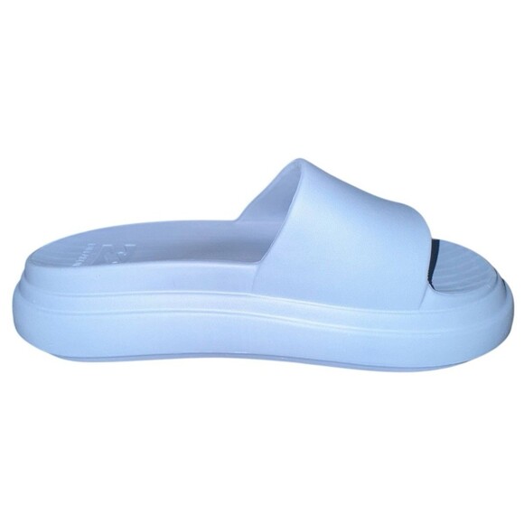 Billabong Blue Platform Slides Size 10 Chunky Cushioned Beach Pool Sandals New - Picture 2 of 8